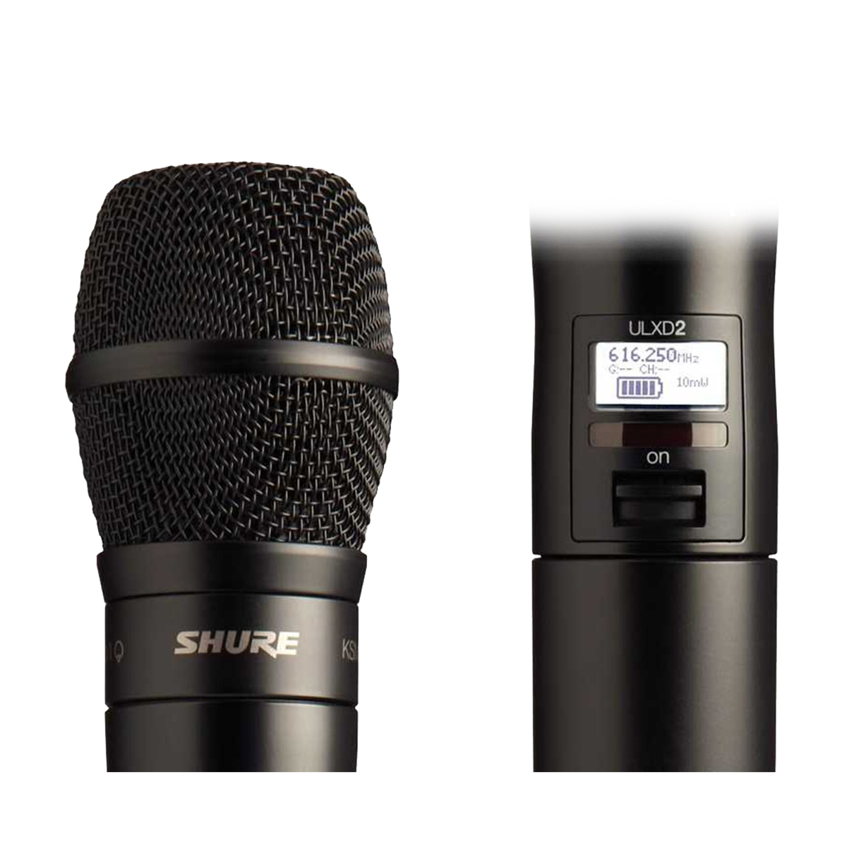 Bộ phát cầm tay với đầu Micro Shure ULXD2/KSM9