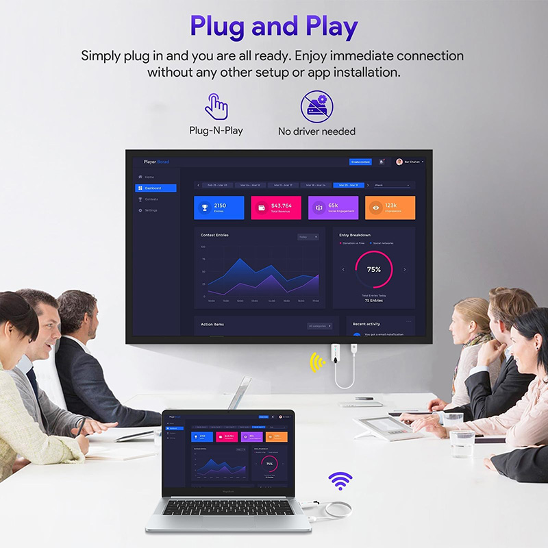 Bộ phát và thu HDMI không dây EDUP