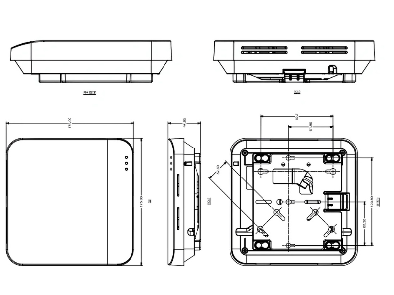 Bộ thu ph&aacute;t 4 k&ecirc;nh Shure MXWAPT4