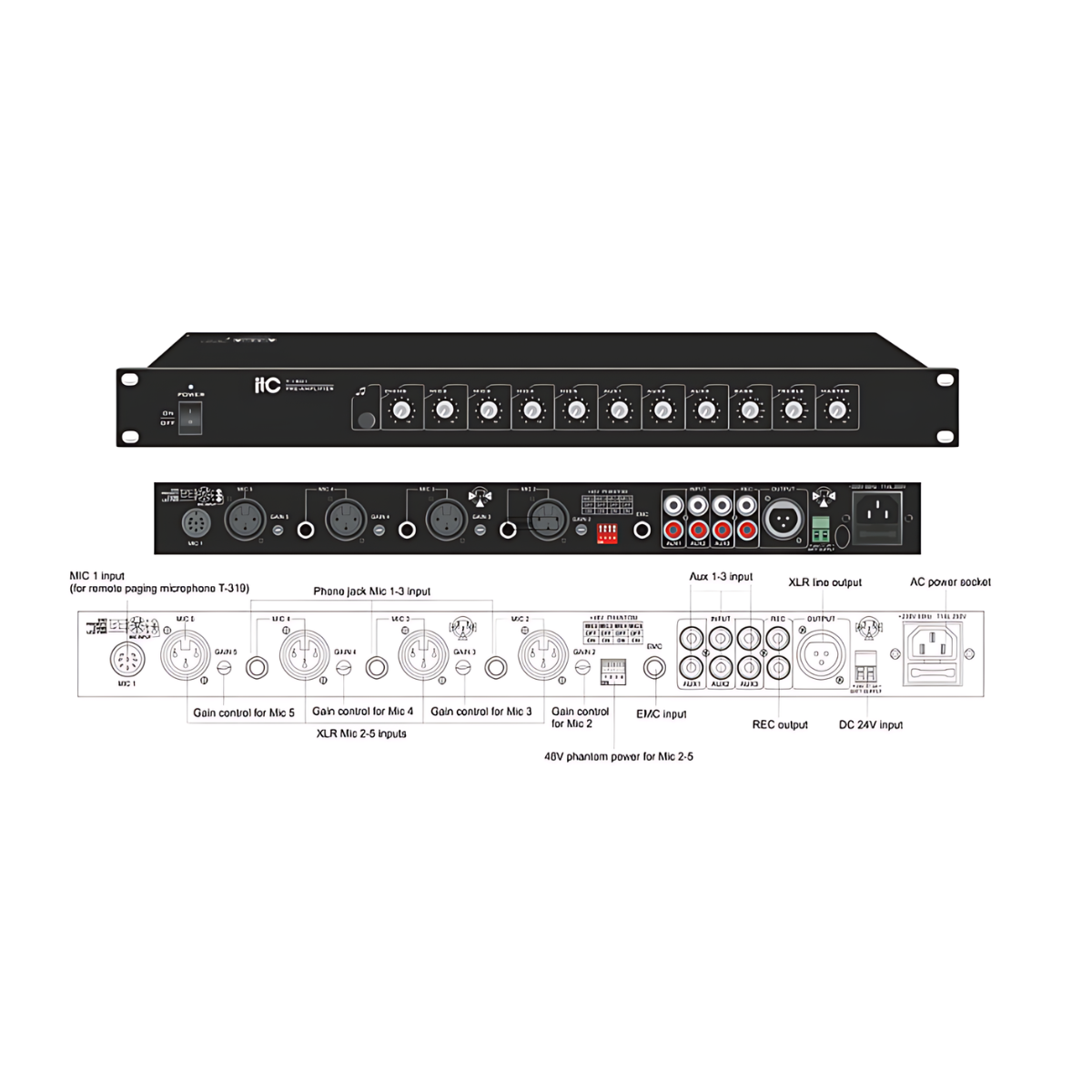 Bộ Tiền Khuếch Đại ITC T-1S01 - Hình 2