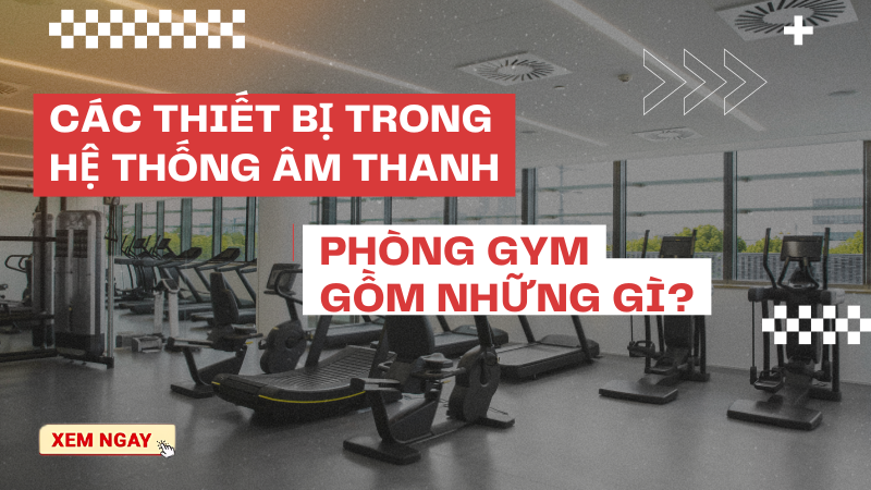 Các Thiết Bị Trong Hệ Thống Âm Thanh Phòng Gym Gồm Những Gì?