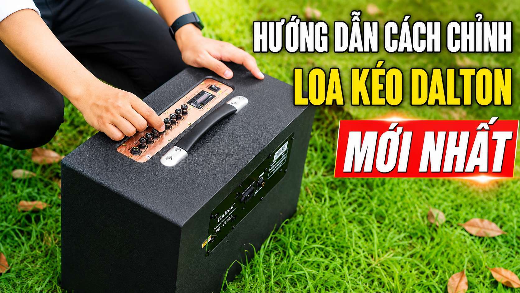 c&aacute;ch chỉnh loa K&eacute;o Dalton mới nhất