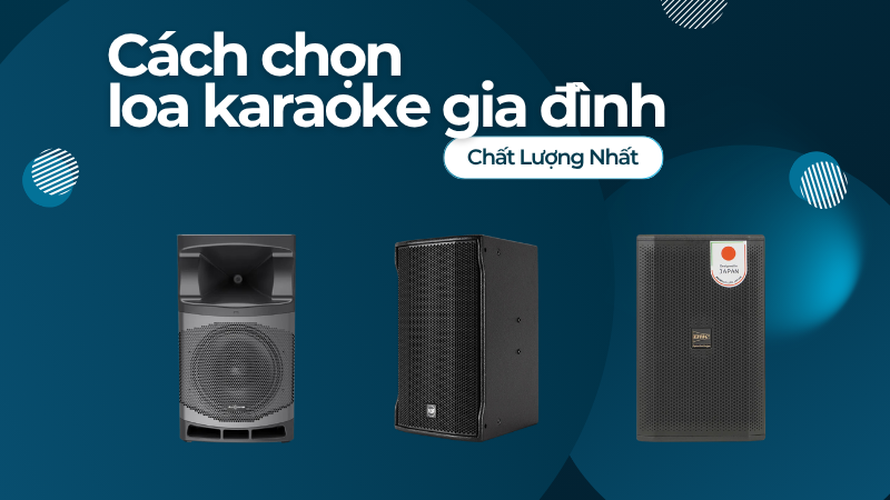 Hướng dẫn cách chọn loa karaoke gia đình chất lượng nhất