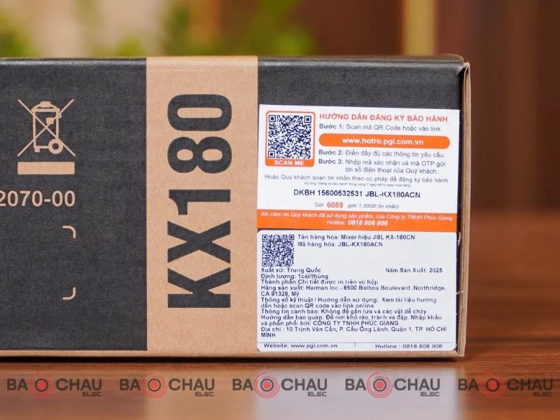 Cách Nhận Biết Vang Số KX180A Xịn và Nhái!