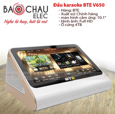 Đầu karaoke BTE V650 3TB