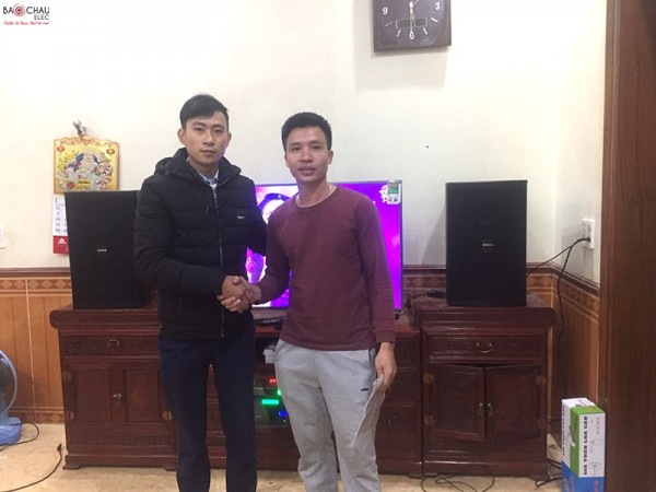 Bộ dàn karaoke BC-T18GD của gia đình anh Chí tại Vĩnh Phúc