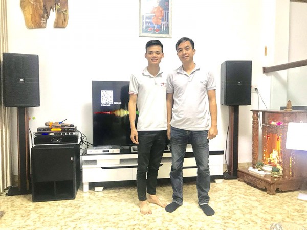 Bộ dàn karaoke VIP của gia đình anh Nghiêm tại Huế 