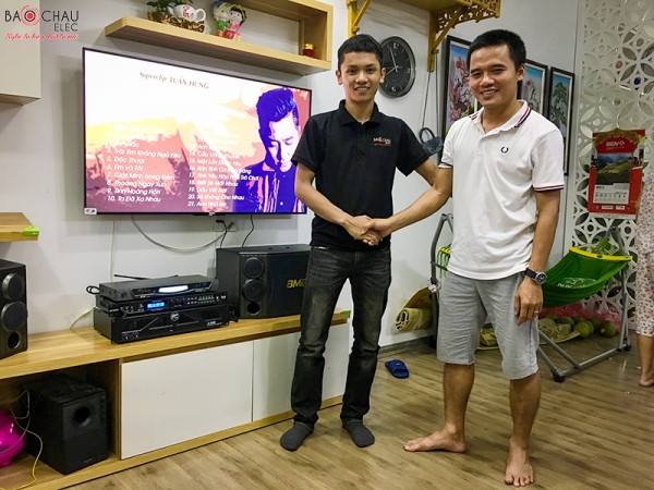 Dàn karaoke cực hay cho gia đình anh Ngọc sống tại Vinaconex 7