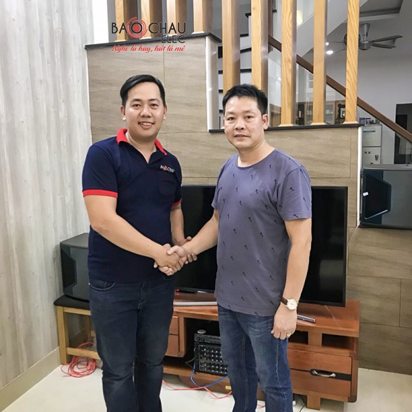 Dàn karaoke gia đình cao cấp của anh Huy tại Biên Hòa