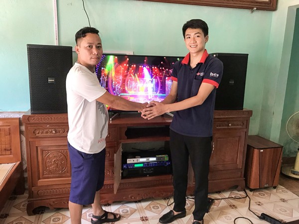 Dàn karaoke gia đình cao cấp của anh Nghĩa sống tại Vĩnh Phúc, HN