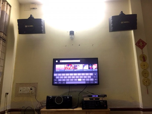 Dàn karaoke Hay cho gia đình chị Thanh tại Gò Vấp