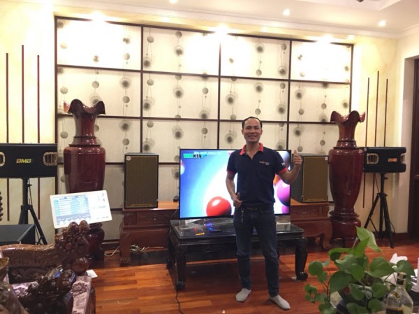Dàn karaoke siêu Vip cho gia đình chú T tại Quảng Ninh