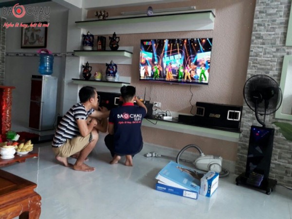 Lắp đặt bộ dàn karaoke gia đình tại Bến Lức- Long An