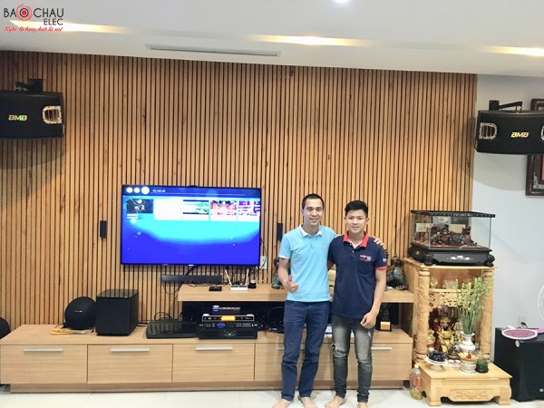 Lắp đặt dàn karaoke cao cấp cho gia đình chị Linh tại Đà Nẵng