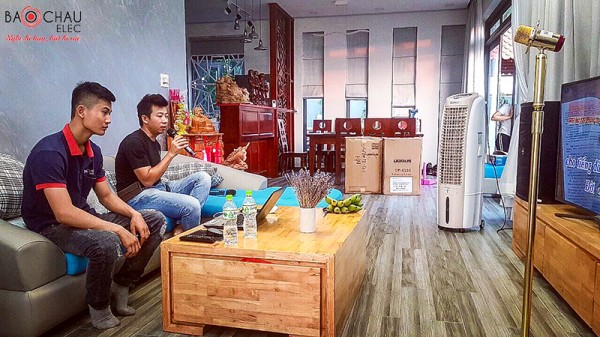Lắp đặt dàn karaoke gia đình cao cấp cho anh Thắng tại Củ Chi