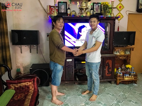 Lắp đặt dàn karaoke gia đình hay, đúng chuẩn cho gia đình chị Vân tại Sơn Trà, Đà Nẵng