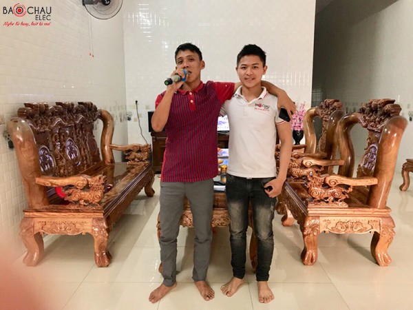 Lắp đặt dàn karaoke gia đình tầm trung cho chị Kim Sơn sống tại Huỳnh Thúc Kháng