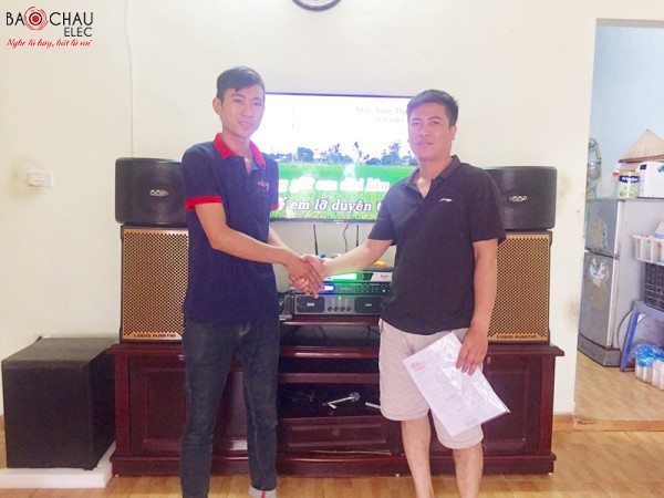 Lắp đặt dàn karaoke gia đình tầm trung cực hay tại Thanh Xuân, HN