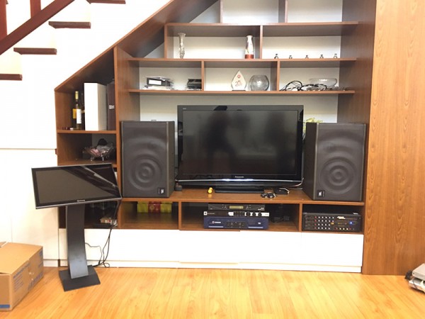 Lắp đặt dàn karaoke JBL 48 triệu cho anh Thắng ở Mai Hắc Đế - HN (JBL MK12, Crown T5, JBL KX180, AR-3600WTK 3TB, BCE UGX12 Plus)