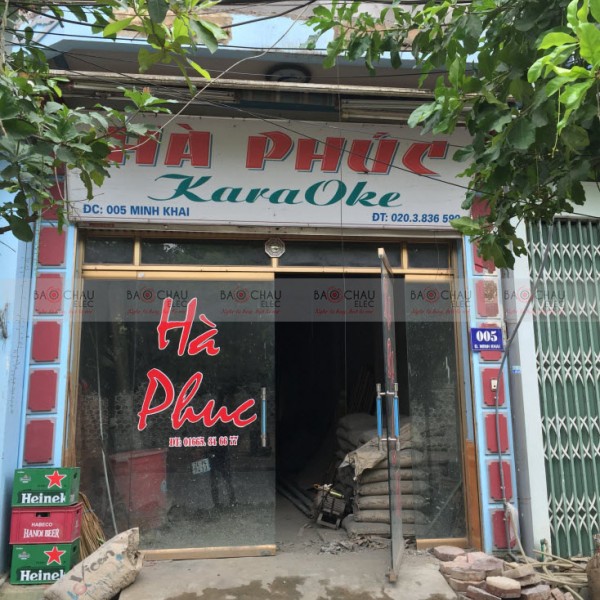 Lắp đặt hệ thống quán karaoke kinh doanh chuyên nghiệp Hà Phúc ở Lào Cai