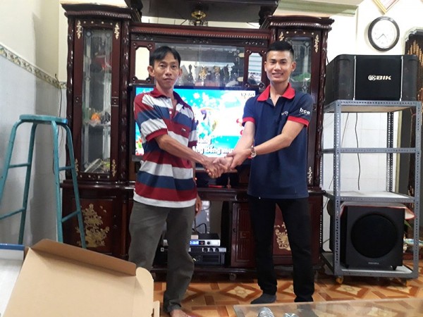 Nâng cấp dàn karaoke cho gia đình anh Phong tại Bến Cát, Bình Dương
