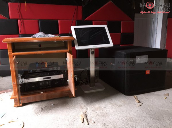Phòng hát karaoke gia đình cao cấp của gia đình Anh Chung ở Lạng Sơn 