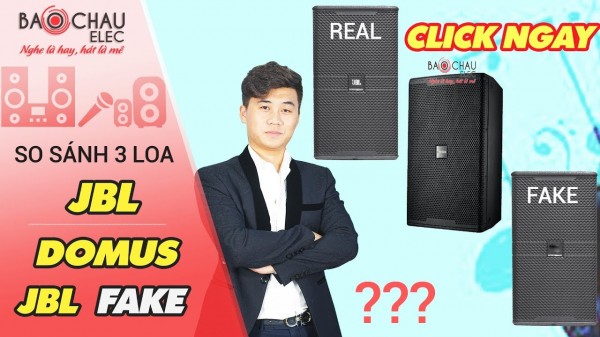 So sánh loa JBL KP 4012, Domus 6120, loa JBL KP 4012 giả
