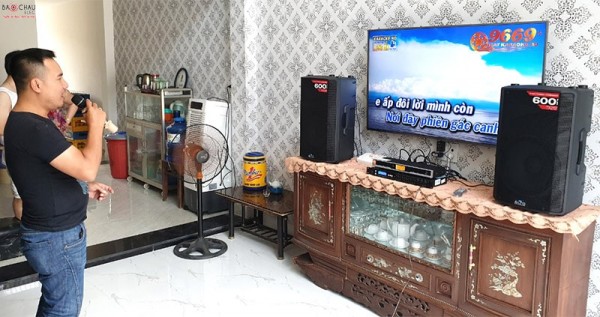 Bộ dàn karaoke Alto của gia đình anh Thảo ở Đà Nẵng (Alto TX212, BBS B900, FX-9MK)