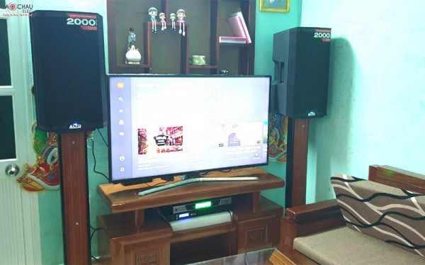 Bộ dàn karaoke Alto của gia đình anh Truyền ở Đà nẵng (Alto TS312 , Listensound FX 9MK, BCE UGX12)