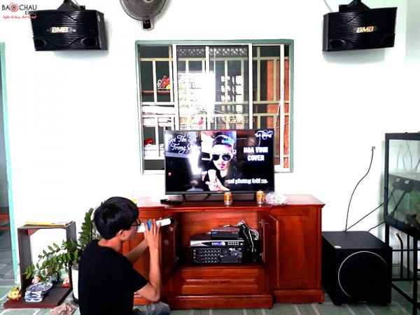 Bộ dàn karaoke BMB của gia đình anh Hiệp ở Biên Hoà (BMB 500SE, Sub 1000, 303E Classic, U900 Plus, Hanet 1TB)