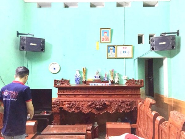 Bộ dàn karaoke BMB của gia đình anh Thắng ở Bắc Giang (BMB 880C, SAE CT6000, BCE UGX12)