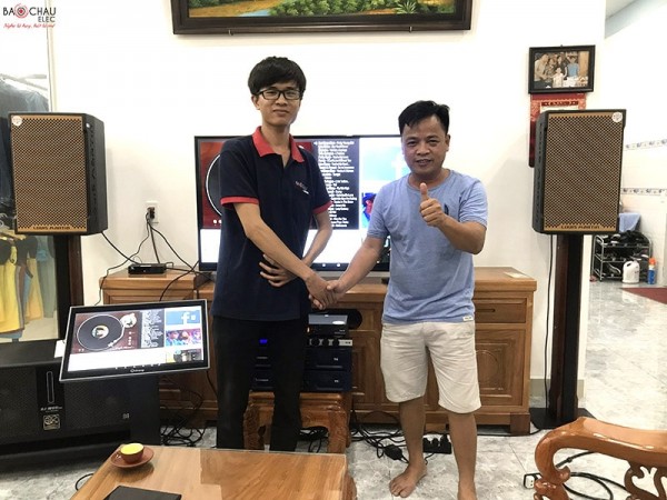 Bộ dàn karaoke cao cấp của gia đình anh Hội ở Đồng Nai (Martin KTWO12, BJ-W66 Plus, Crown T5, Crown T7, JBL KX180, UGX12 Plus, AR3600WTK+)