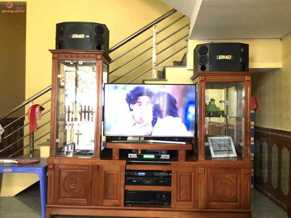 Bộ dàn karaoke của gia đình anh Nhì ở Việt Yên, Bắc Giang ( BMB 880C, DP 9200+, SAE CT6000, BCE UGX12)