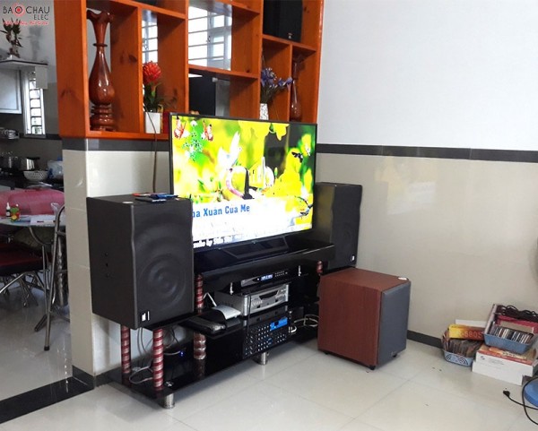 Dàn karaoke JBL của gia đình anh Dũng ở Long Thành, Đồng Nai ( JBL MK12, 1506 bluetooth, U900 Plus, Arirang ASIII)