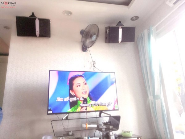 Dàn karaoke JBL của gia đình chị Oanh ở chung cư Sunview Town ( JBL Ki 510, 303E Classic, U900 Plus)