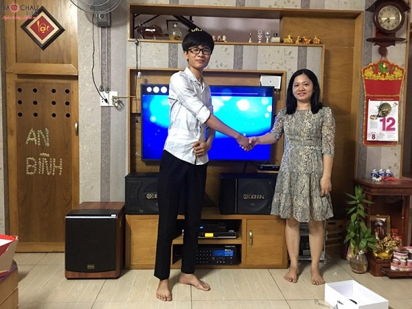 Lắp đặt dàn karaoke BIK cho gia đình anh Huy ở Biên Hoà (BIK BJ-S886, 604 No8, 1203 Bluetooth , BBS B900, Hanet 2TB)
