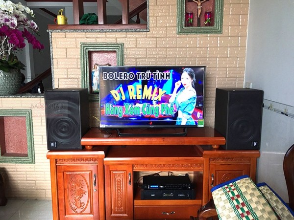 Bộ dàn karaoke JBL của gia đình anh Nhật ở Đồng Nai ( JBL Mk10, SAE CT3000, FX 9MK )