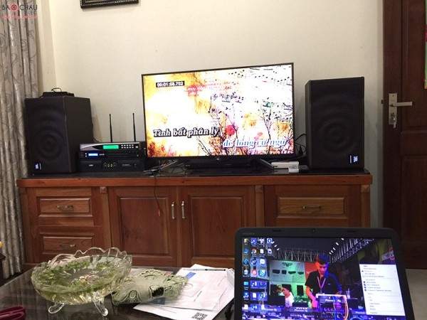 Bộ dàn karaoke JBL của gia đình chú Thành ở Thanh Xuân, HN ( JBL Mk10, SAE CT3000, FX 9MK, BCE U900 Plus )
