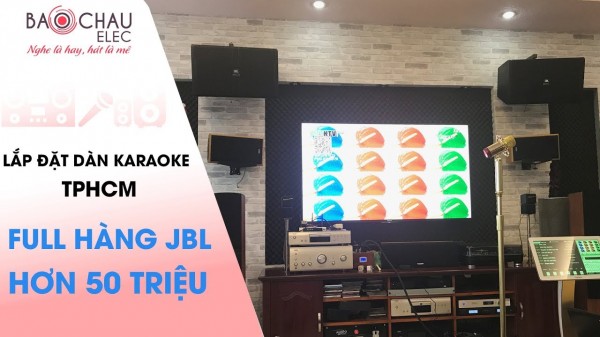 Bộ dàn karaoke JBL cực hay của gia đình anh Thái ở HCM ( KP 6012, KX 180, Crown T7, PGX 999 )