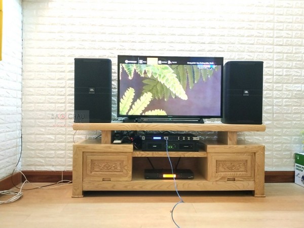 Dàn karaoke JBL trị giá hơn 40 triệu của gia đình anh Tuyên ở Quận 9 ( KP 4010, CT6000, KX180, UGX12)