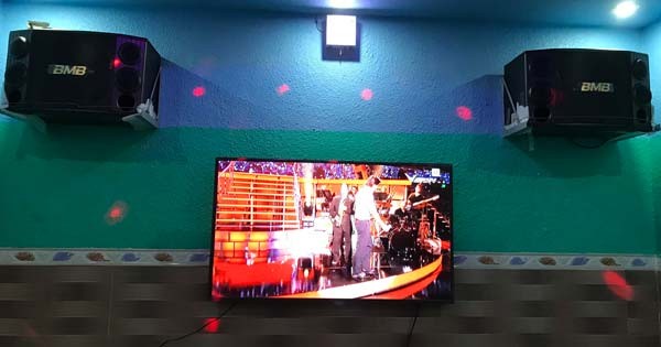 Lắp đặt phòng hát quán karaoke anh Hữu tại Bắc Ninh (BMB 2000C, Ki82, 7406, BCE 9200+, ugx12,TS212S)