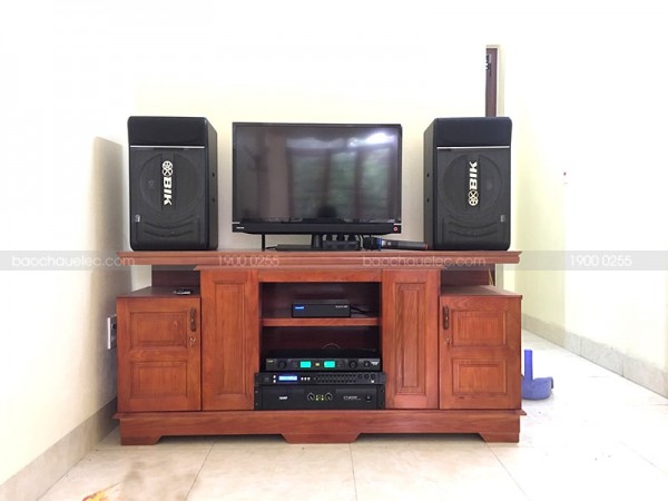 Bộ dàn karaoke BIK của gia đình chú Hùng ở Thanh Hoá ( BIK BJ S886 , SAE Ct3000, FX 9MK, Hanet 1TB)