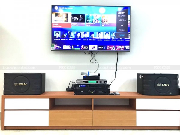 Bộ dàn karaoke BIK của gia đình anh Sánh ở Tân Bình ( BIK 668, CT3000, 9MK, U900 Plus New)