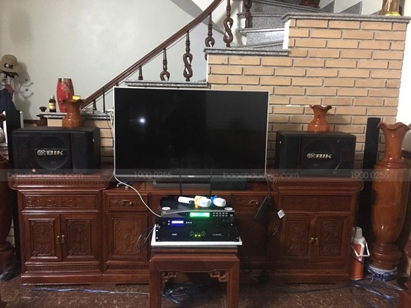 Dàn karaoke BIK của gia đình anh Nhuần ở Sao Đỏ, Hải Dương ( BIK S886 II, SAE Ct3000, FX 9MK, U900 P