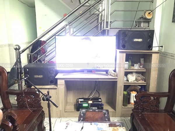Dàn karaoke BMB của gia đình anh Duy ở Phước Tân, Biên Hoà (BMB 2000C, Famou 3206, BF K6, BBS B900)