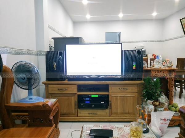 Dàn karaoke BMB của gia đình anh Lương ở Bình Tân (BMB 500SE, DH600, FX 9MK, BCE U900 PlusX)