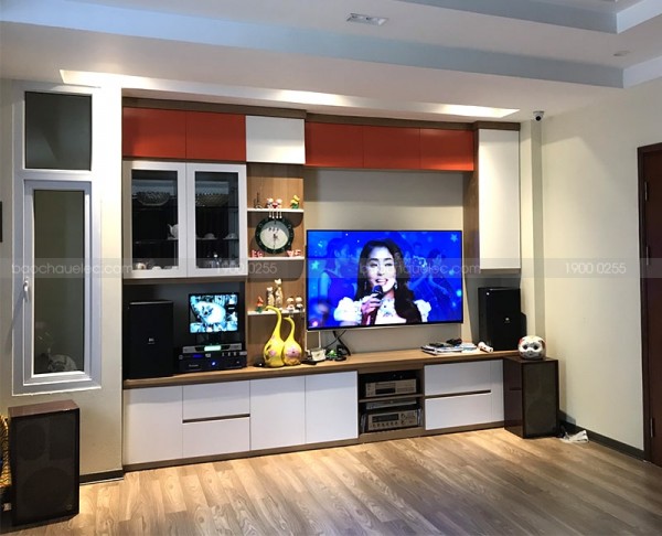 Dàn karaoke JBL của gia đình anh Hải ở Thanh Xuân, HN ( KP4010, KX 180, Crown T5, UGX12)