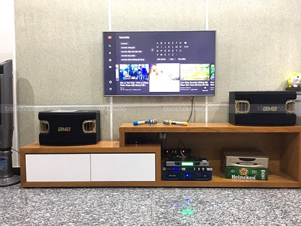 Dàn karaoke BMB cho gia đình anh Yên ở Long Bình, Biên Hoà ( BMB 900C, Crown T3, JBL KX180, UGX12)