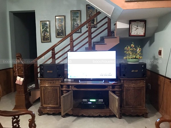 Dàn karaoke BMB của gia đình anh Tân ở Sầm Sơn, Thanh Hoá ( BMB 880SE, BCE 8200, BCE 9200+, BCE UGX12)