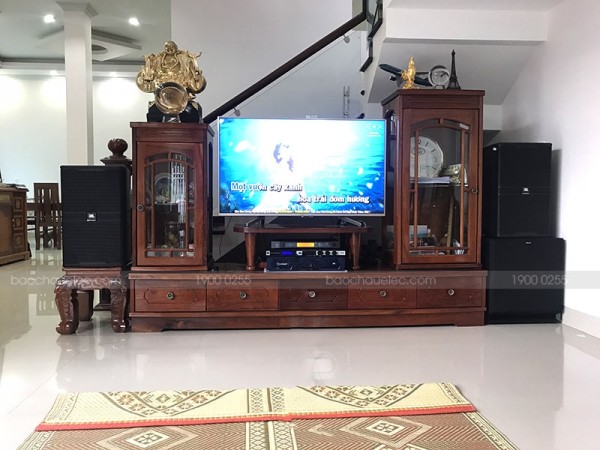 Dàn karaoke JBL cao cấp của gia đình anh Dũng ở Điện Biên Phủ ( JBL 4012, Klipsch SPL 150, Crown T7, JBL KX180, BCE VIP3000)